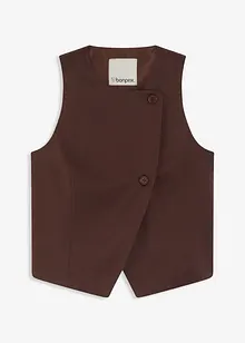 Gilet con abbottonatura asimmetrica, bonprix