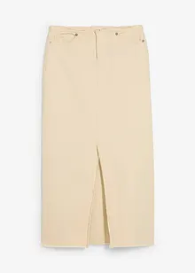 Gonna in twill con frange sottili, bonprix