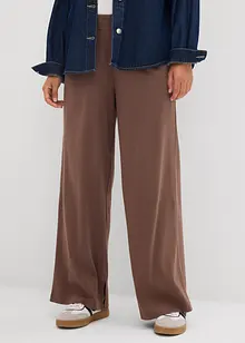 Pantaloni in jersey interlock, bonprix