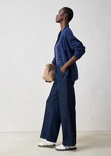 Cardigan oversize in misto seta, bonprix