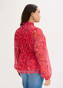 Camicetta di chiffon con fiocco, bonprix