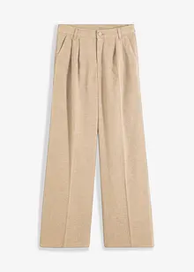 Pantaloni a palazzo con pinces, bonprix