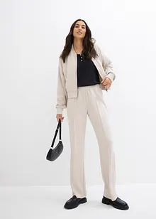Pantaloni in felpa con viscosa, bonprix