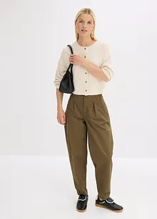 Cardigan in maglia fine a coste, bonprix