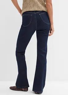 Jeans bootcut, vita alta, bonprix