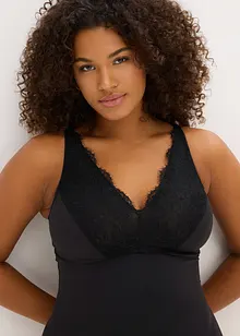 Body modellante a pantaloncino con effetto modellante medio, bonprix