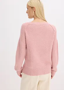Maglione con scollo a V, bonprix