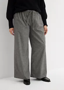 Pantaloni a palazzo in simil lana, bonprix