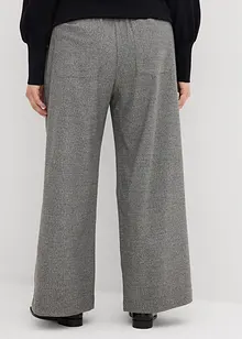 Pantaloni a palazzo in simil lana, bonprix