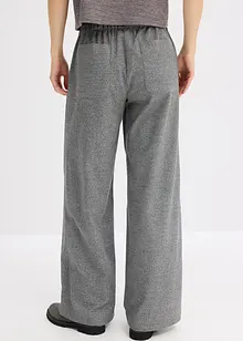 Pantaloni a palazzo in simil lana, bonprix