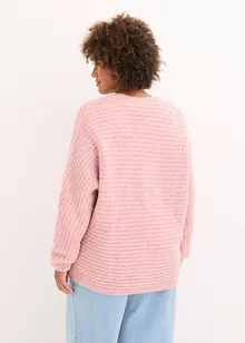 Cardigan in filato grosso di misto lana, bonprix
