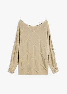 Maglione a trecce, bonprix