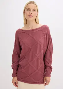 Maglione a trecce, bonprix