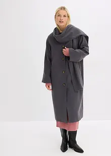 Cappotto oversize in morbido misto viscosa, bonprix