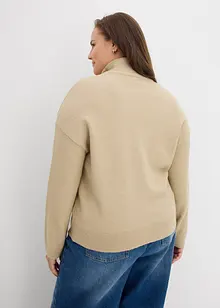 Cardigan con cerniera, bonprix