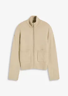 Cardigan con cerniera, bonprix