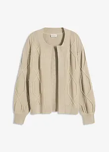 Cardigan a trecce, bonprix