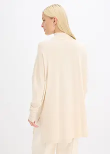 Maglione stile poncho in misto viscosa morbido, bonprix