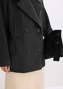 Caban in simil lana, bonprix