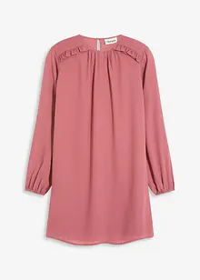 Miniabito in chiffon con ruches, bonprix
