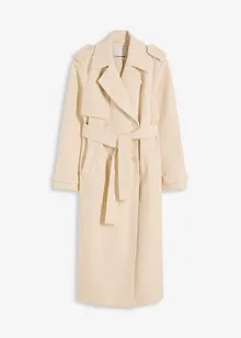 Trench effetto lana, bonprix