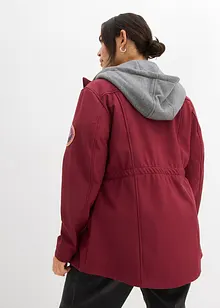 Giacca lunga 2 in 1 in softshell idrorepellente, bonprix
