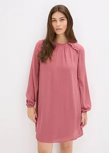 Miniabito in chiffon con ruches, bonprix