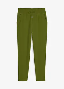 Pantaloni con elastico in vita in misto viscosa, bonprix