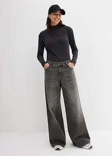 Maglia a maniche lunghe a coste, bonprix