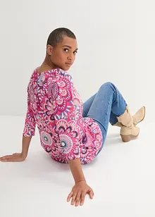 Maglia in puro cotone biologico con maniche a 3/4, bonprix