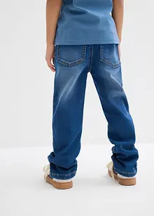 Jeans in felpa con elastico in vita regular fit, straight, bonprix