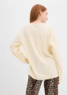 Maglia a maniche lunghe in puro cotone biologico, bonprix
