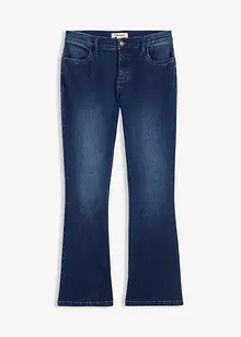 Jeans a zampa, vita bassa, bonprix