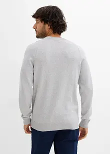 Maglione in filato fine con cotone riciclato, bonprix