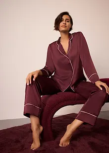 Pigiama in satin lucido, bonprix