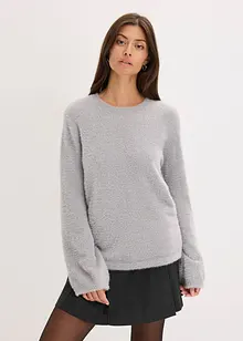 Maglione morbido con maniche ampie, bonprix