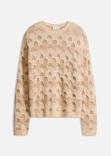 Maglione oversize con morbida lana e alpaca, bonprix