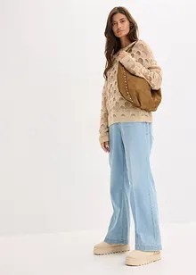 Maglione oversize con morbida lana e alpaca, bonprix