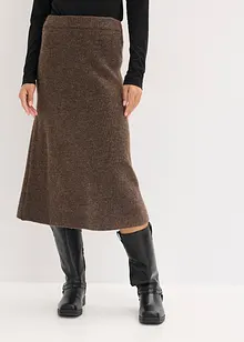 Gonna midi in maglia, bonprix