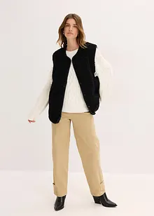 Gilet teddy, bonprix