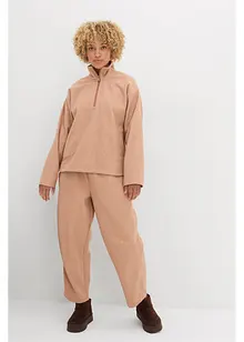 Pantaloni barrel in simil lana, bonprix