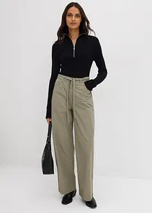 Pantaloni in twill di puro cotone, bonprix