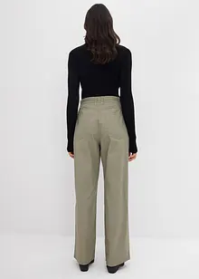 Pantaloni in twill di puro cotone, bonprix