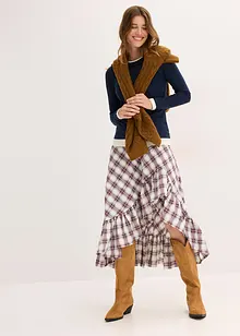 Maglia a maniche lunghe in misto cotone, bonprix