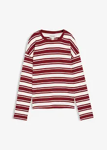 Maglia oversize in puro cotone a maniche lunghe, bonprix