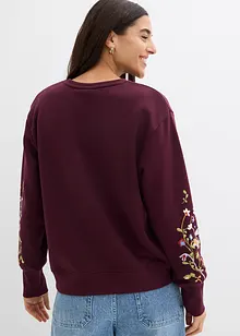 Felpa in misto cotone, bonprix