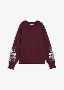 Felpa in misto cotone, bonprix