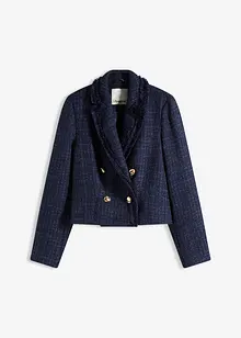 Blazer bouclé con bottoni decorativi, bonprix