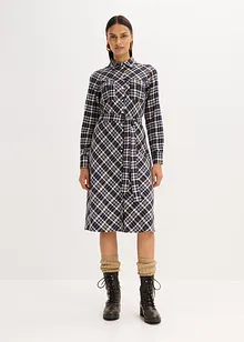 Abito chemisier in morbida flanella, bonprix