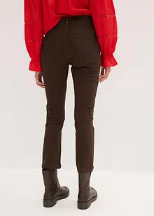 Pantaloni in twill di misto cotone elasticizzato, bonprix
